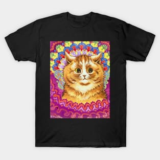 Louis Wain Kaleidoscope Cat T-Shirt